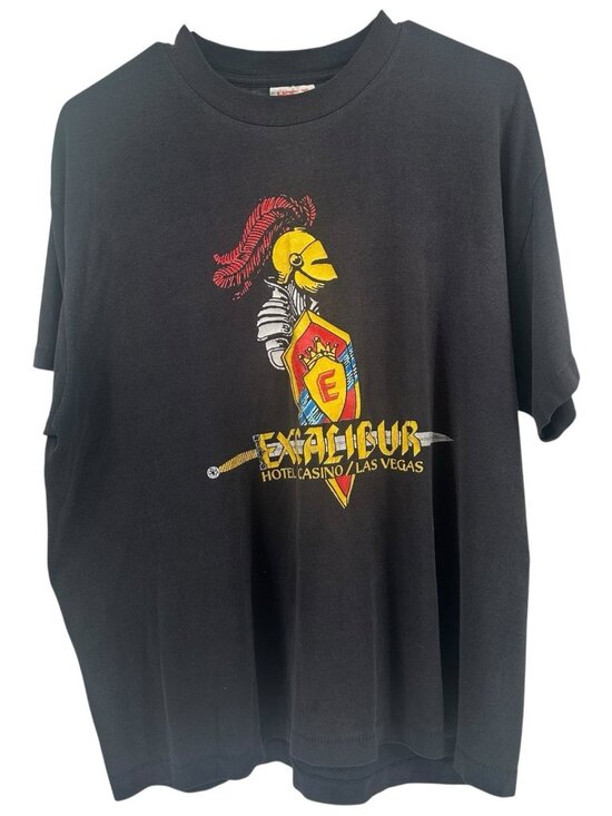 Excalibur Other - Vintage Excalibur Las Vegas Shirt Mens XL Casino 90s Made in USA Castle Hotel